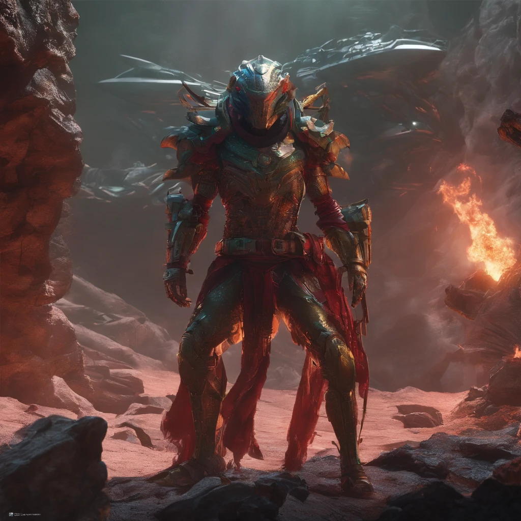 cinematic cgsociety,，Tropical canyon battle scene、Chinese big breasts、Quaint、three kingdom、ember、100 people、Telephoto vista（CG）、Intense CG battles、high detal、masuter piece、NSFW，Multi-layered long-sleeved gauze garment，Quick-drying vest，Linen sweater，Crocodile skin cape，golden shoulder pads, Silver hammer pattern cape, Burgundy body hair，Water vapor female spy，Shower buttocks green fruit milk jelly flat chest，Pine silk fish net knee brace space dance，Hexagonal prism，Put on a pineapple knife sprinkled with gold，extremely happy，Zhou Dongyu（Tropical canyon battle scene）（（Scenes））(Extremely detailed Cg Unity 8K wallpaper,Masterpiece, Best quality, Ultra-detailed)He played Huang Yaoshi in the movie，