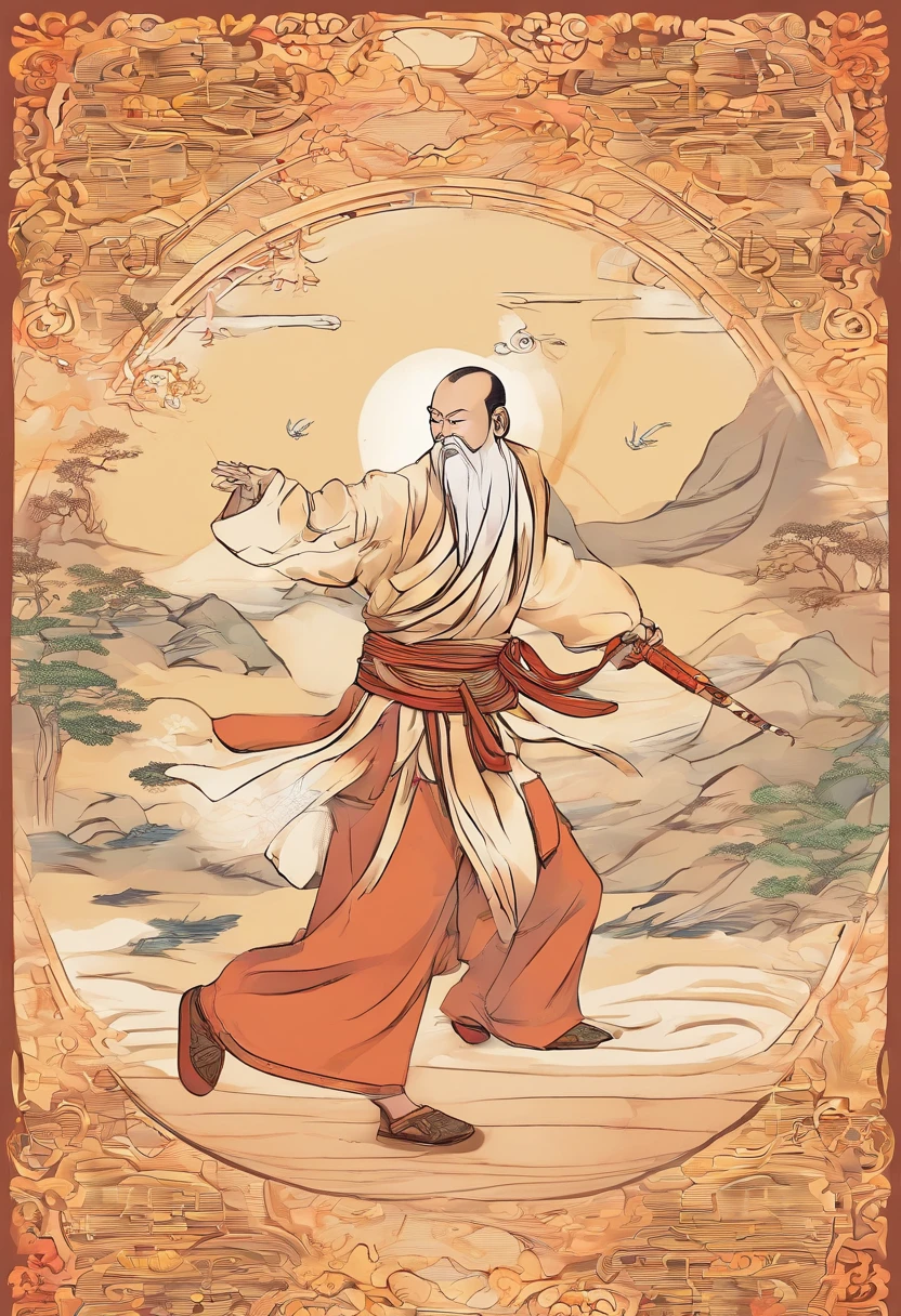 Could you please make me a hand-copied newspaper with the theme of "Tai Chi Chuan".,The following is the content provided,Please make a hand-copied newspaper based on the content and theme Title: Tai Chi Chuan - The Art of Harmony and Balance Introduction: Tai Chi Chuan, also known as Tai Chi, is a traditional Chinese martial art that combines deep breathing, slow and flowing movements, and meditation. It is not only a form of self-defense but also a holistic practice for cultivating physical, mental, and spiritual well-being. Origin and History: Tai Chi Chuan originated in ancient China, tracing its roots back to the 13th century. It was developed by Zhang Sanfeng, a legendary Taoist monk, who was inspired by the movements of animals and the principles of Yin and Yang. Over the centuries, Tai Chi Chuan has evolved into various styles, with the most popular being the Chen, Yang, Wu, and Sun styles. Principles and Benefits: 1. Yin and Yang: Tai Chi Chuan is based on the concept of Yin and Yang, representing the balance and harmony of opposing forces. The slow and deliberate movements help to harmonize these energies within the body and promote overall well-being. 2. Mind-Body Connection: Practicing Tai Chi Chuan involves a focused mind, deep breathing, and relaxed movements. This cultivates a strong mind-body connection, reducing stress, improving concentration, and enhancing mental clarity. 3. Health Benefits: Regular practice of Tai Chi Chuan has been shown to improve balance, flexibility, and coordination. It can also help reduce blood pressure, relieve joint pain, and boost the immune system. Additionally, it promotes relaxation and can be beneficial for managing anxiety and depression. 4. Meditation in Motion: Tai Chi Chuan is often referred to as "meditation in motion" due to its emphasis on mindfulness and inner calm. The slow, continuous movements allow practitioners to enter a state of deep relaxation, promoting a sense of peace and tranquility. Conclusion: