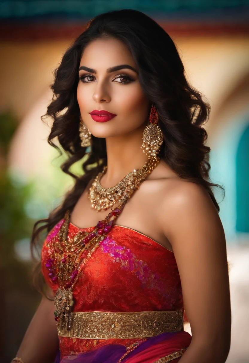 beautiful young hispanic lady