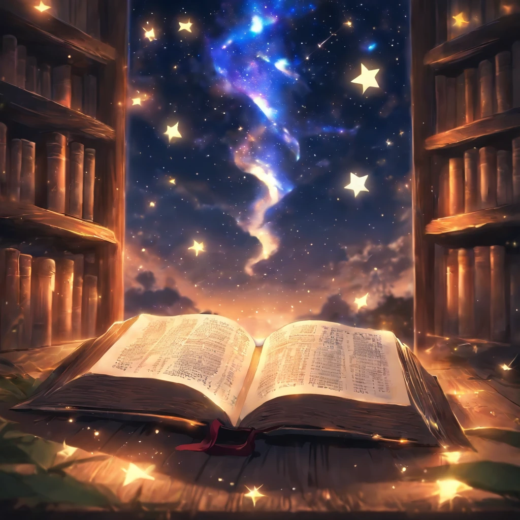 Logo Holy Bible App, SACRED BIBLE, Beautiful, Page open to Psalm 91, capa com detalhes dourados, sobre uma mesa de madeira, In the background a window with a starry night sky. Riqueza de detalhes, qualidade superior, 32 k ou mais.