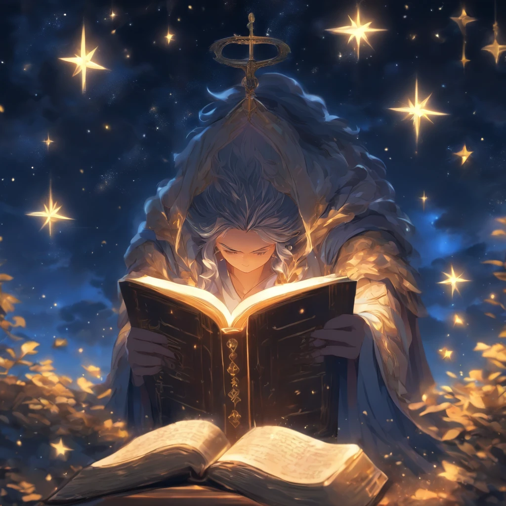 Logo Holy Bible App, SACRED BIBLE, Beautiful, Page open to Psalm 91, capa com detalhes dourados, sobre uma mesa de madeira, In the background a window with a starry night sky. Riqueza de detalhes, qualidade superior, 32 k ou mais.