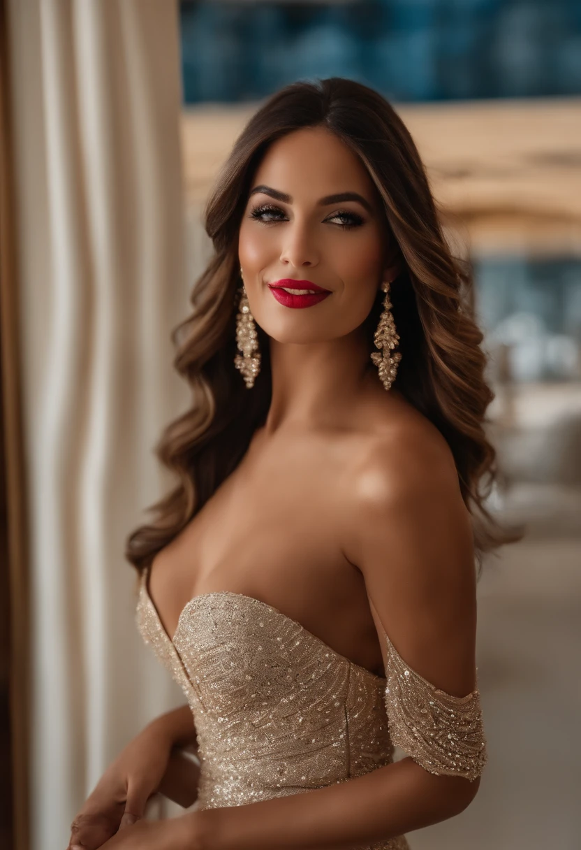 Mulher em um vestido vermelho tirando uma selfie em um espelho, vestido aberto, usando um vestido elegante, vestido vermelho, vestido sexy, usando vestido vermelho, usando um vestido vermelho, vestido elegante, mulher no vestido, vestido vermelho sexy, vestido de luxo, vestido dourado, strapless dress, vestido elegante, usando um vestido de coquetel, revelando vestido elegante