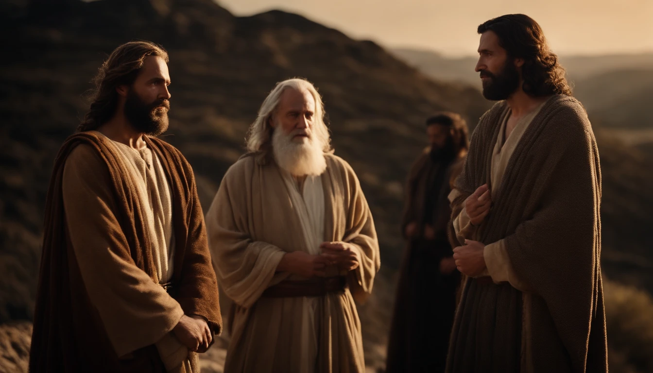 Jesus cristo, Moses and Elijah on the Mountain of Transference