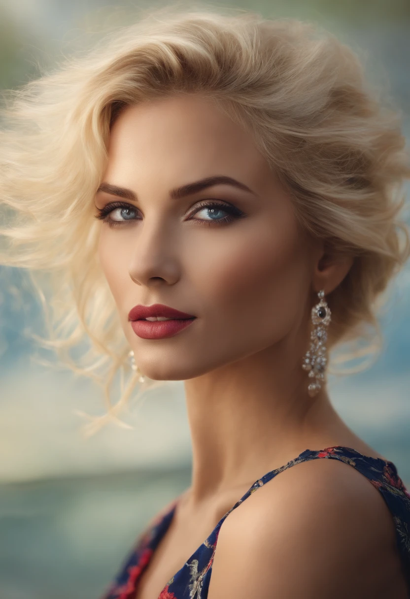 Woman with blonde hair