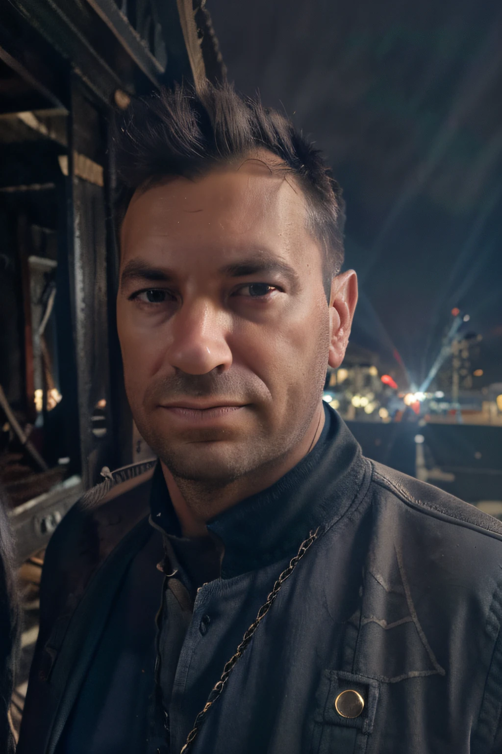 (epic portrait:0.85) a MAN cyborg style christopher balaskas, (masterpiece, top quality, best quality, official art, beautiful and aesthetic:1.2), (photorealistic, ultra realistic 8k CG:1.10), raw photo, photo:1.5, realistic:1.5, photorealistic:1.5, ultra highres, 8k, detailed skin, highest detailed, extreme detailed, 8k wallpaper, colorful, glowing (dark magic:1.10), (intricate details:1.10), (hyperdetailed:1.10), 8k hdr, high detailed, lot of details, high quality, soft cinematic light, dramatic atmosphere, atmospheric perspective