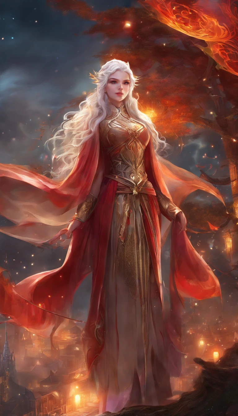 Masterpiece, Best quality, Extremely detailed, Cinematic lightning, intricately details, A high resolution, offcial art, finely detailed beautiful face and eyes, high-resolution illustrations, 8K, Depth of field, Bokeh, Solo, 1girll, A girl with white hair and red eyes, Long white hair, beautiful red eye, Beautiful landscape, rainy city, Upper body, view the viewer, Close up, highly detailed surreal vfx,oc rendered,Shot with 70 mm - AR 16:9 --q 2 --s 1000
