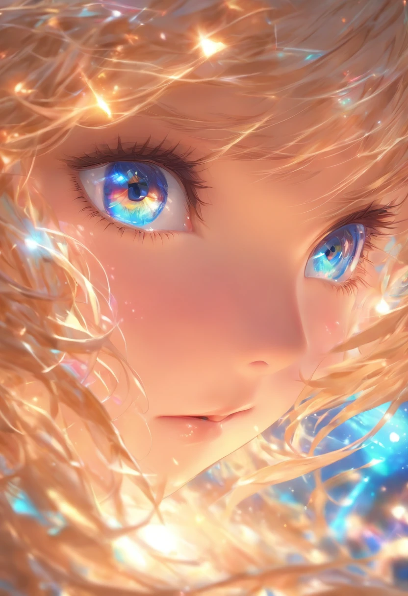 Super beautiful cute girl high quality, Best quality, Realistic CG, Eye Photo Girl Blonde Blue Eyes High Quality Masterpiece Best Quality Beautiful Details Glow Ultra Detail Ultra High Resolution Beautiful Fluffy Long Hair 16 years old fine to eyes sparkling 8K resolution Best Light Dynamic Illumination Shining Skin Details Skin Round Eyes Glass Eyes Very Beautiful Light from Ulutra Detailed Beautiful Details Glow Balcony composition is dynamic colorful refractive depth