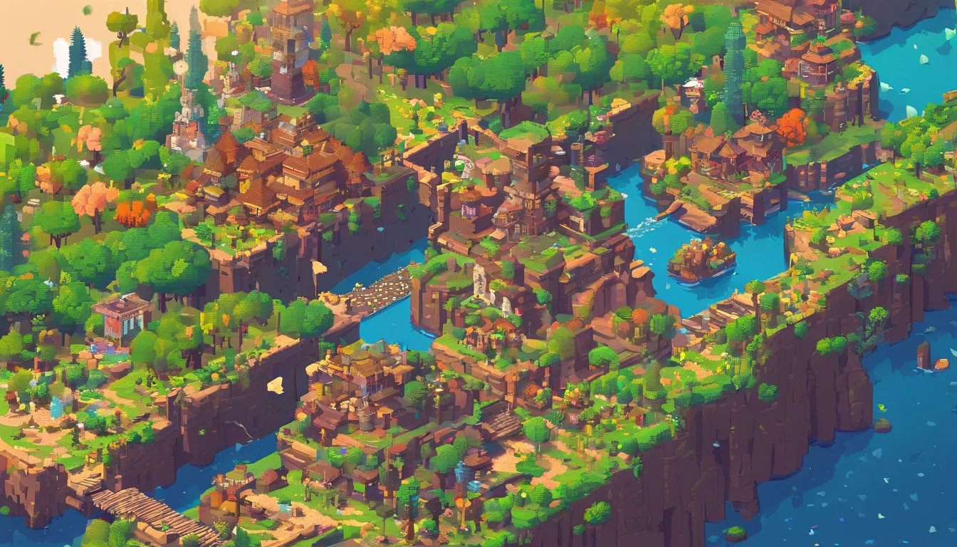 Pixel art of landscape, full moon, night, starry sky, beautiful detailed pixel art, detailed pixel art, Lofidel retro video game, concept pixelart, detailed pixel artwork, Pixel art style, pixel town, pixel art animation, high quality pixel art, super detailed color lowpoly art, #Pixel art:3, # Pixel art, #Pixel art