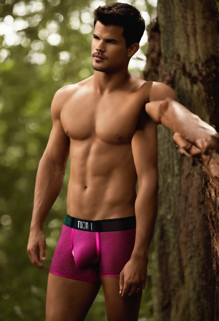 Taylor lautner wearing a jockstrap