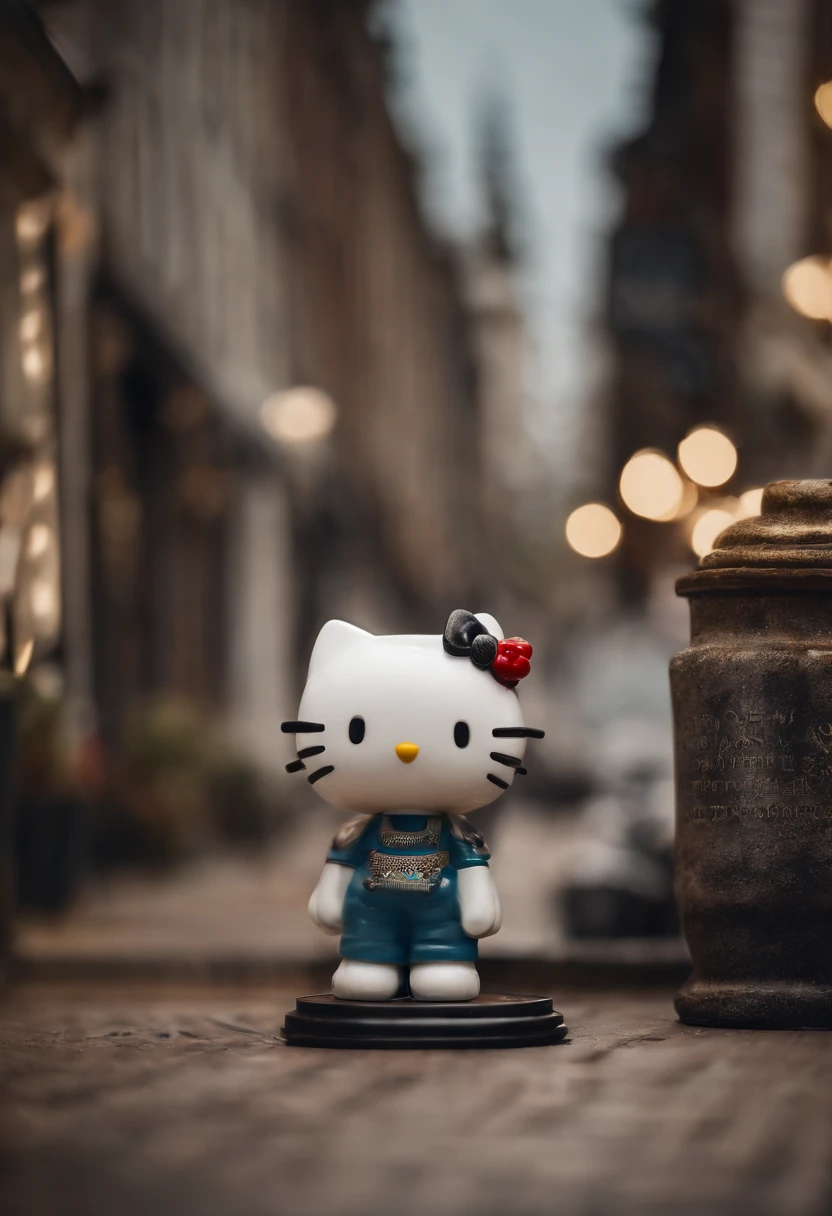 Hello_kitty_toy, funko_pop, 3D, emo_aesthetic, emo_tumblr_clothes