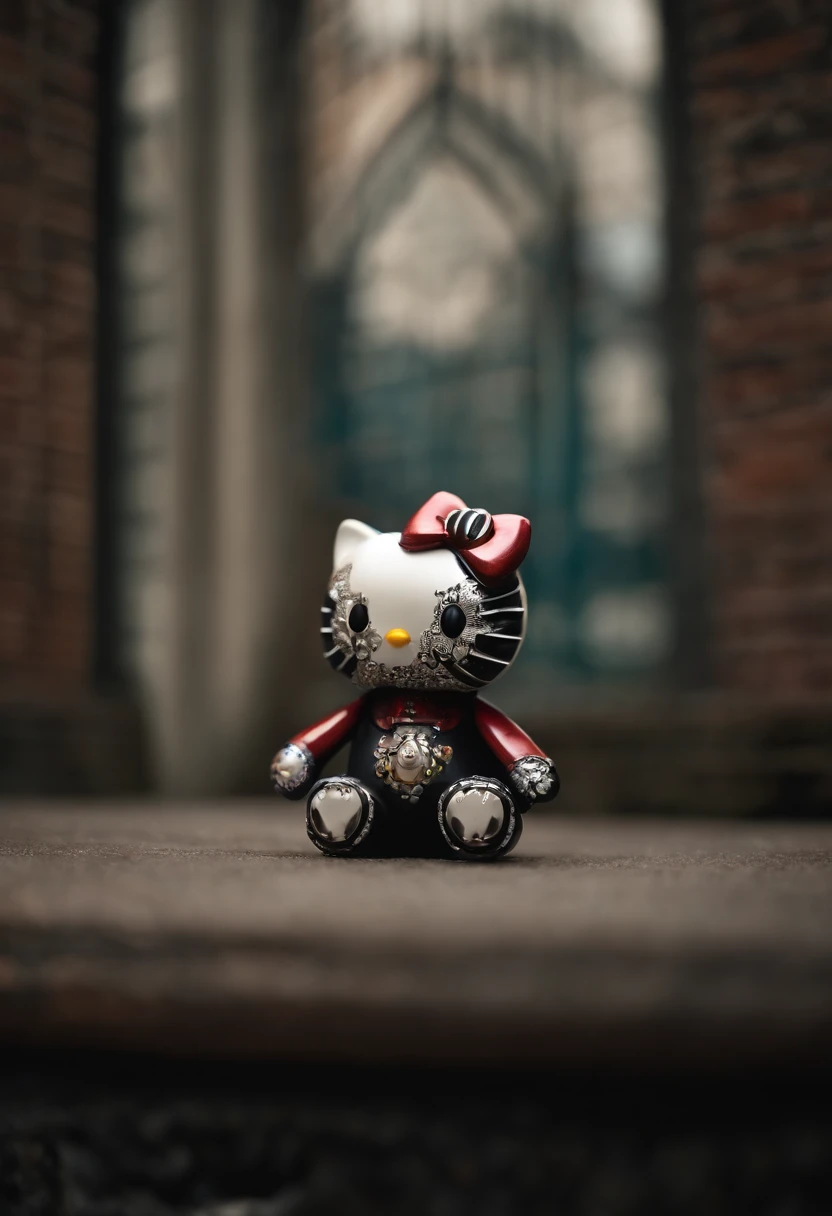 Hello_kitty_toy, funko_pop, 3D, emo_aesthetic, emo_tumblr_clothes