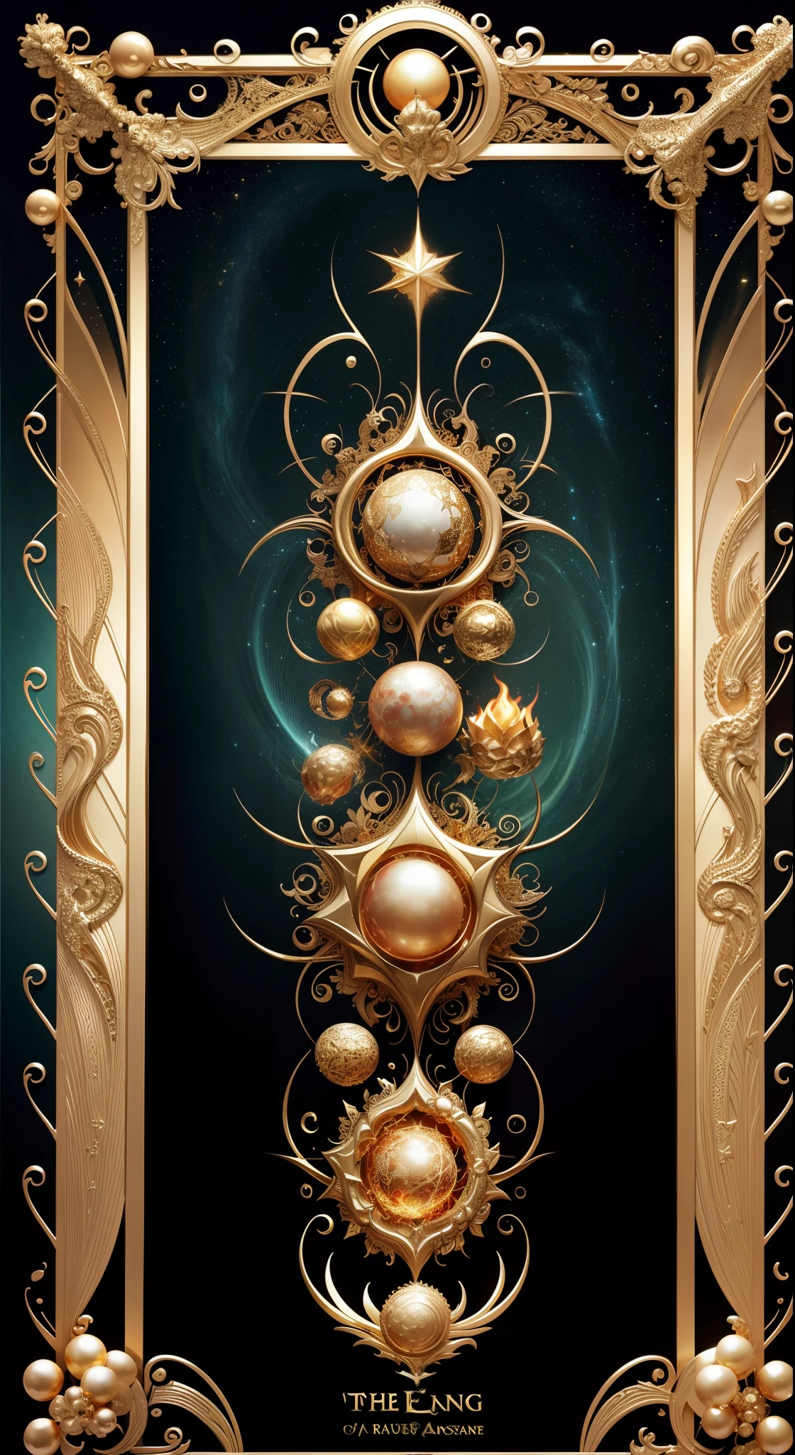 tarot cards，Full tarot border，(The image is surrounded by a tarot card-style border:1.8),The back of the card，Hades，Wearing：a black cloak，Giant scythe，Great giants，Roman mythology，8k wallpaper, Ultra-detailed, Beautiful and aesthetically pleasing, tmasterpiece, best qualityer, (s fractal art: 1.3), erupting volcano, extremely detaile, dynamic angle, Cowboy shot, The most beautiful forms of chaos, elegant, Fauvistdesign, vivd colour, romanticism lain, hell, Buble, shells, Blood, pearls，magma,火焰, Libra, skulls, Vintage style，（zentangle，datura，Tangles，entangled）， (s fractal art: 1.3)，holy rays，gold foil，Gold leaf art，glitter drawing，Full tarot border，（Full border 1.5），Fang Yi，（The border is centered at 1.8），(theelementoffire:1.4),Composed of fire elements，Highly realistic,Sci-fi lighting effects,Flame,hoang lap，climaxing，looking down from above，simple backgound：