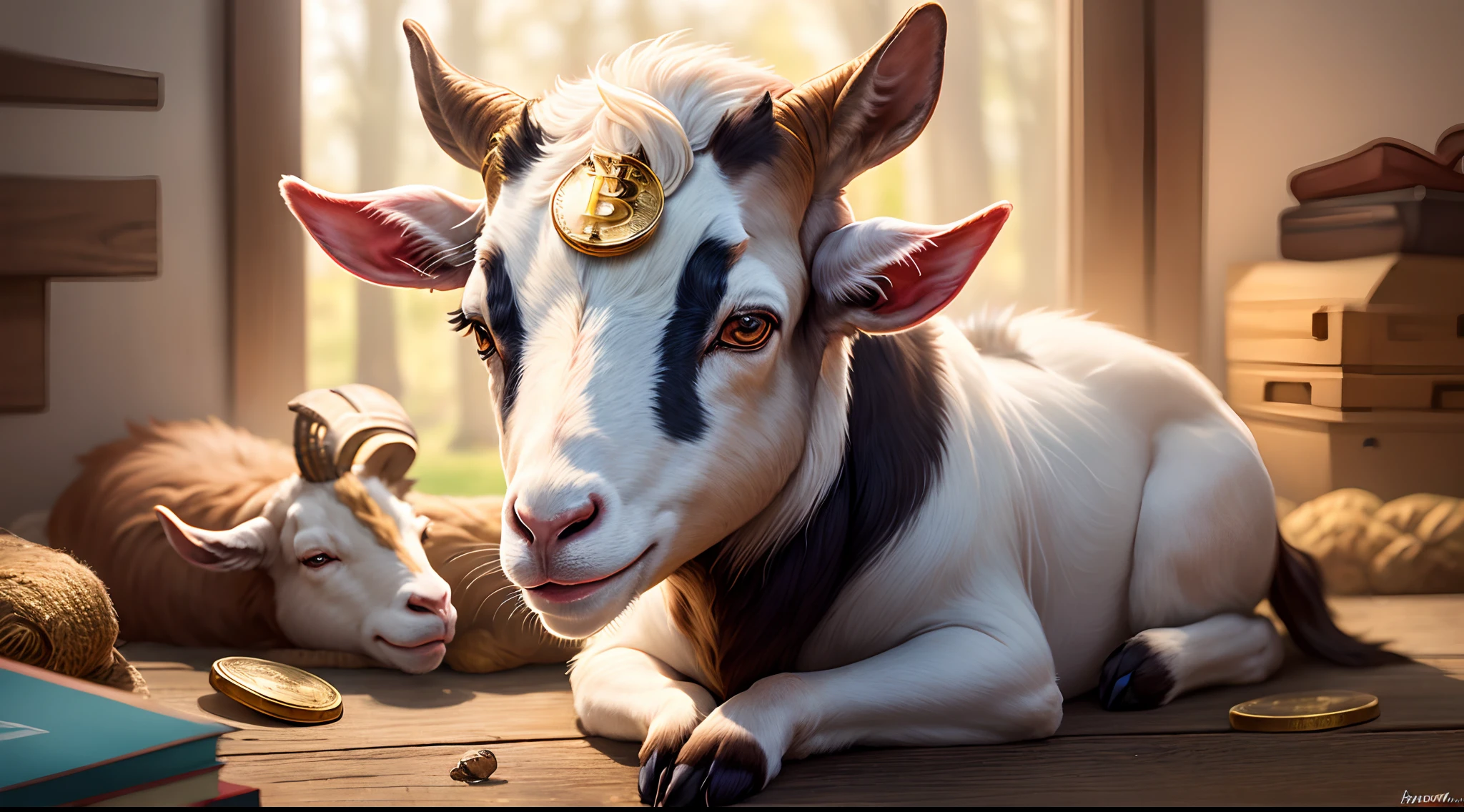 Create a goat with Bitcoin