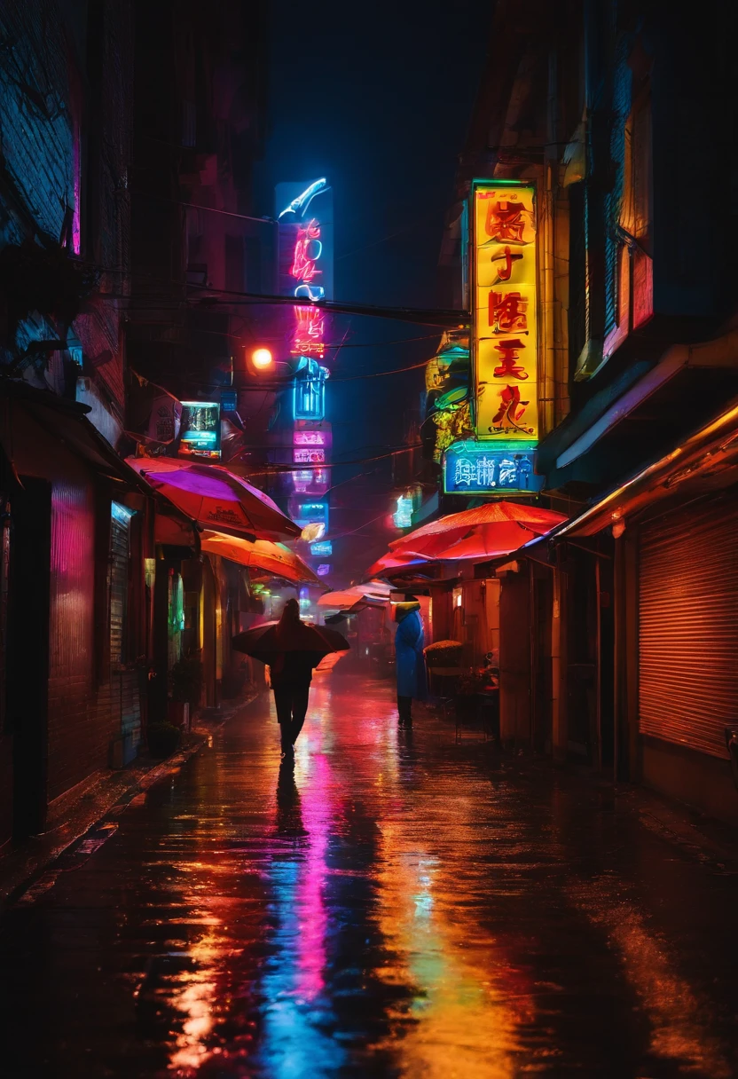 neons、natta、It's raining