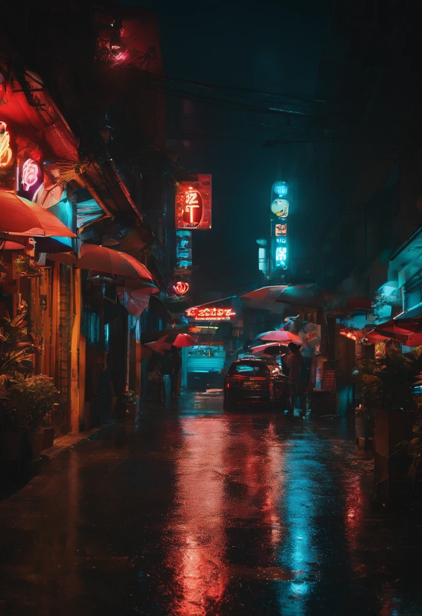 neons、natta、It's raining
