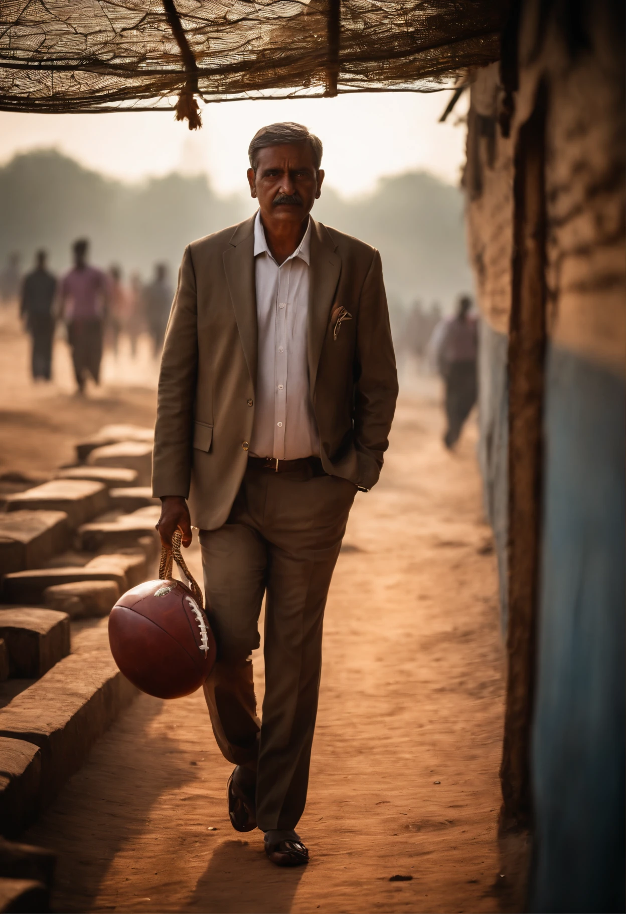 Football coach, New Delhi, Indian, smelly, Mark
