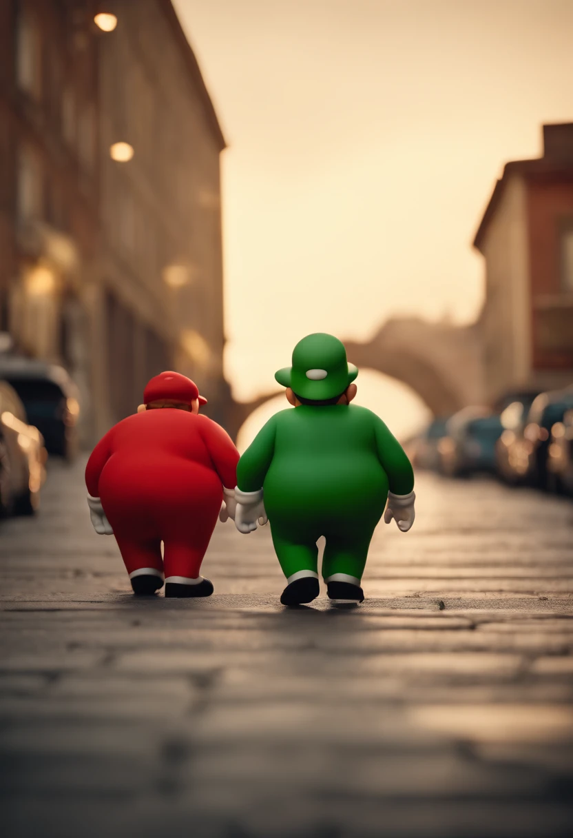 Obese mario and luigi naked butts