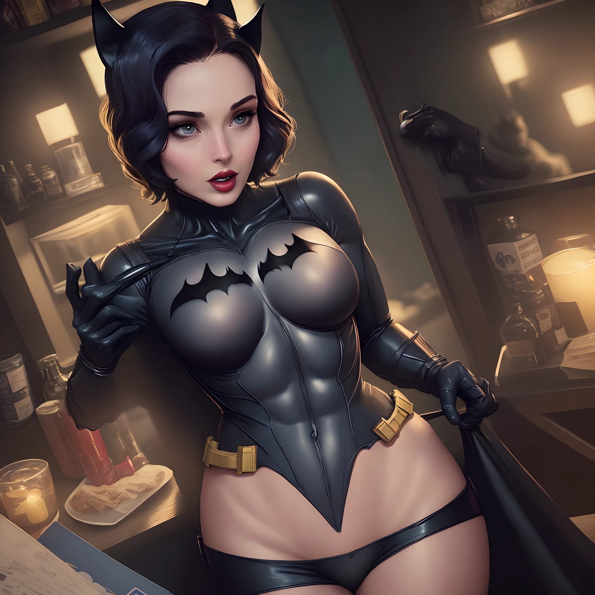 Batman finding catwoman’s onlyfans page.