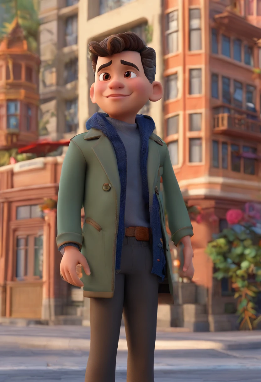 Personagem Disney Pixar
Titulo da Capa: Prazer Samuk
Idade do personagem:
Appearance: Pele parda clara, cabelo curto com um low fade, olhos castanho escuro.
Personalidade: contente e olhando distraido, apaixonado por moda e roupas estilosas.
Ambiente: On the sidewalk of a busy city, com paparazes capturando ele enquanto ele usa roupas estilosas masculina.