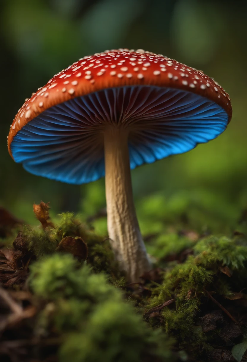 Smurf mushroom
