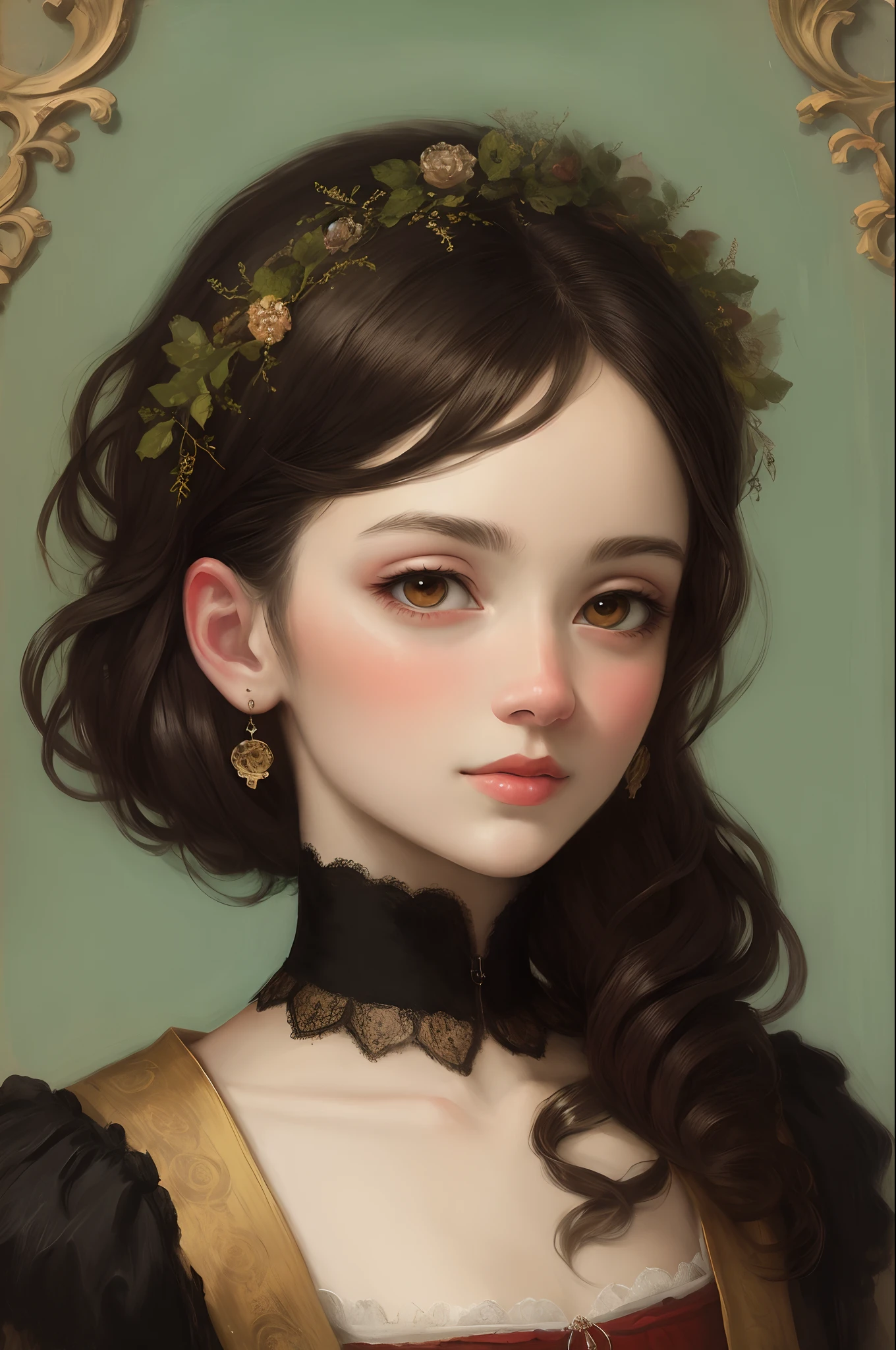 Classical portrait painting