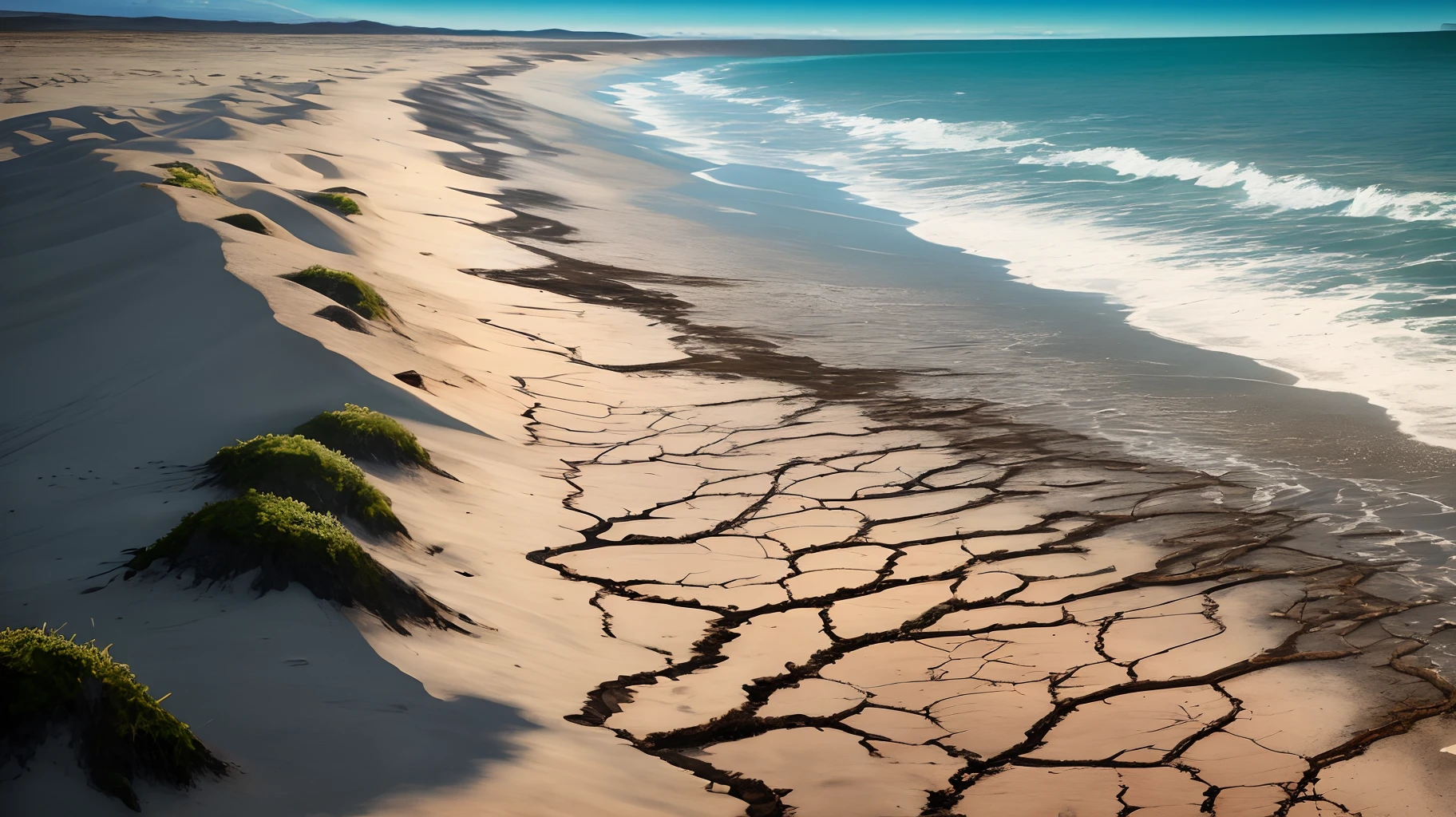 Dried up ocean