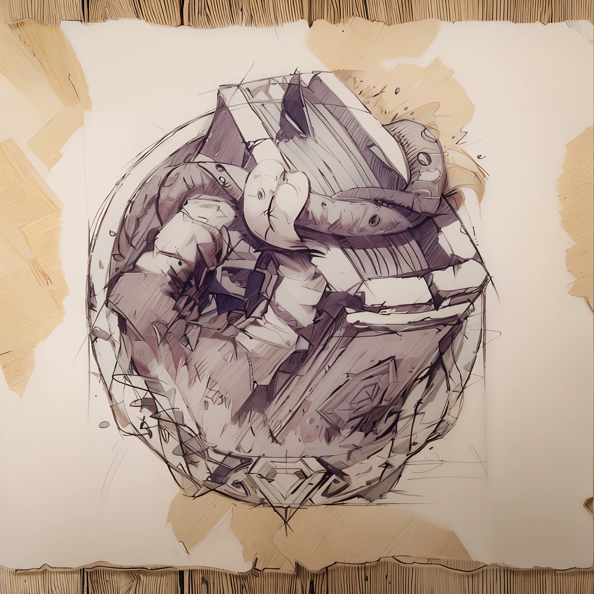 Line drawing, Refinement, and coloring