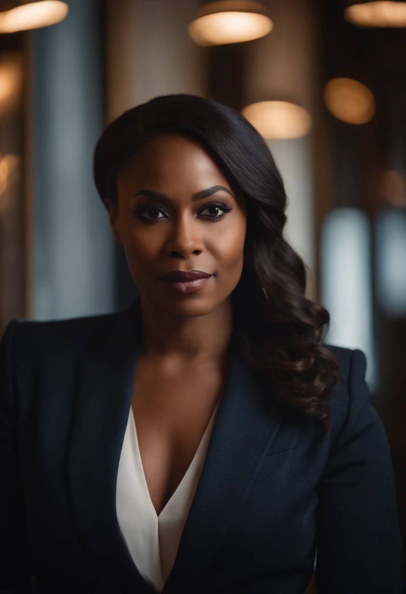 Sophisticated professional black woman businesswoman