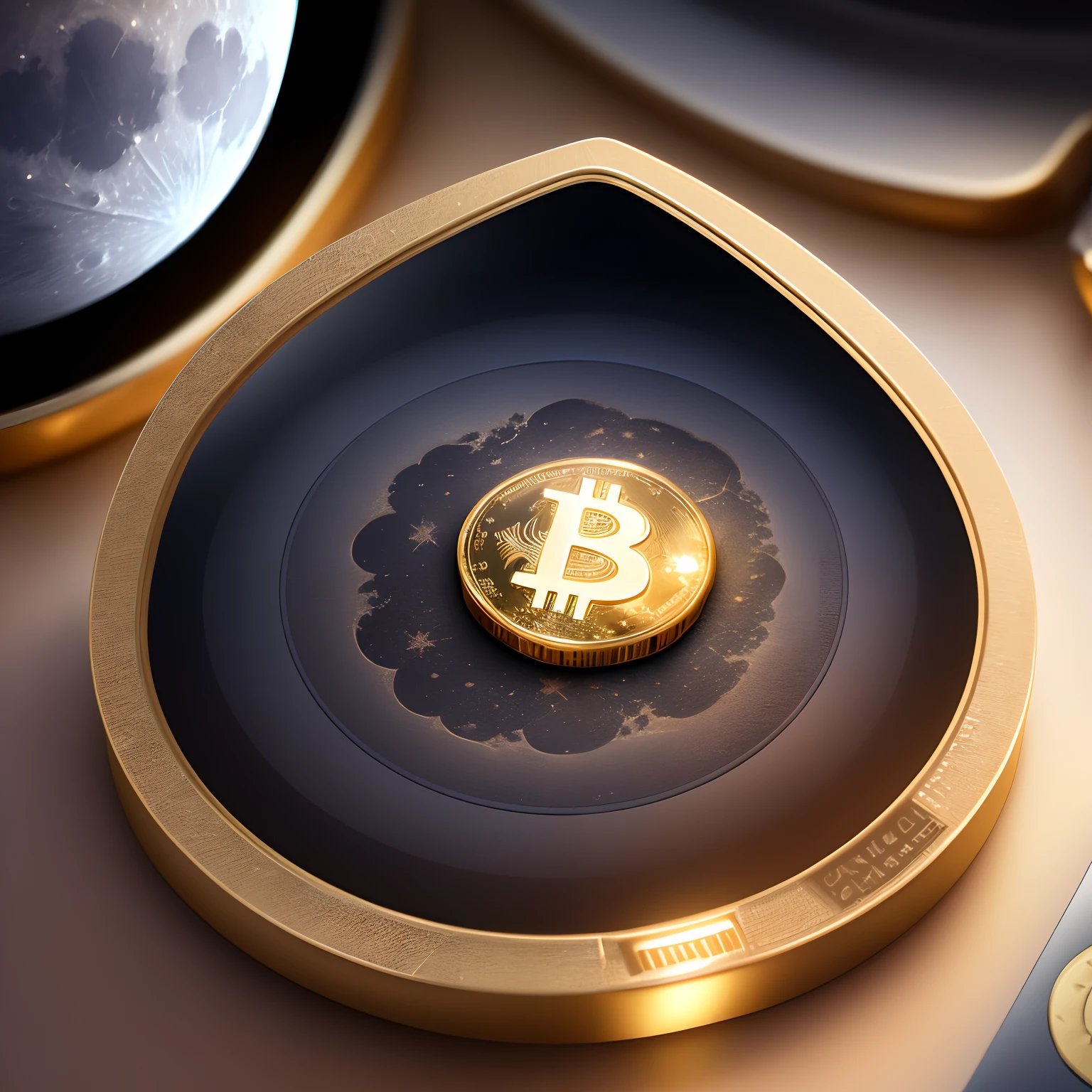 Create a moon Bitcoin