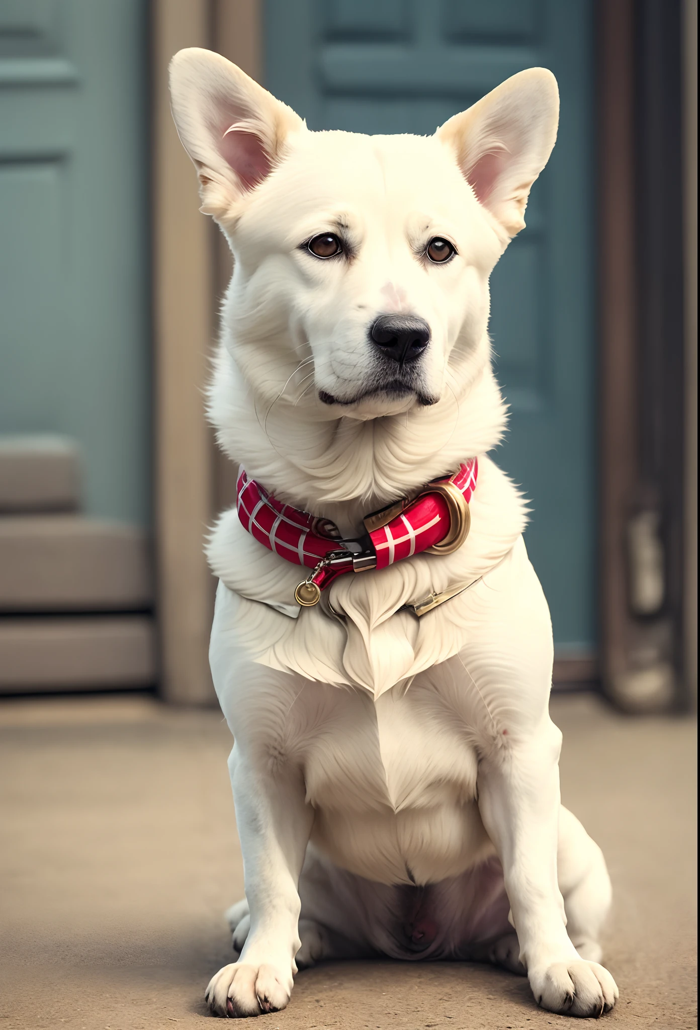 Skeptical dog