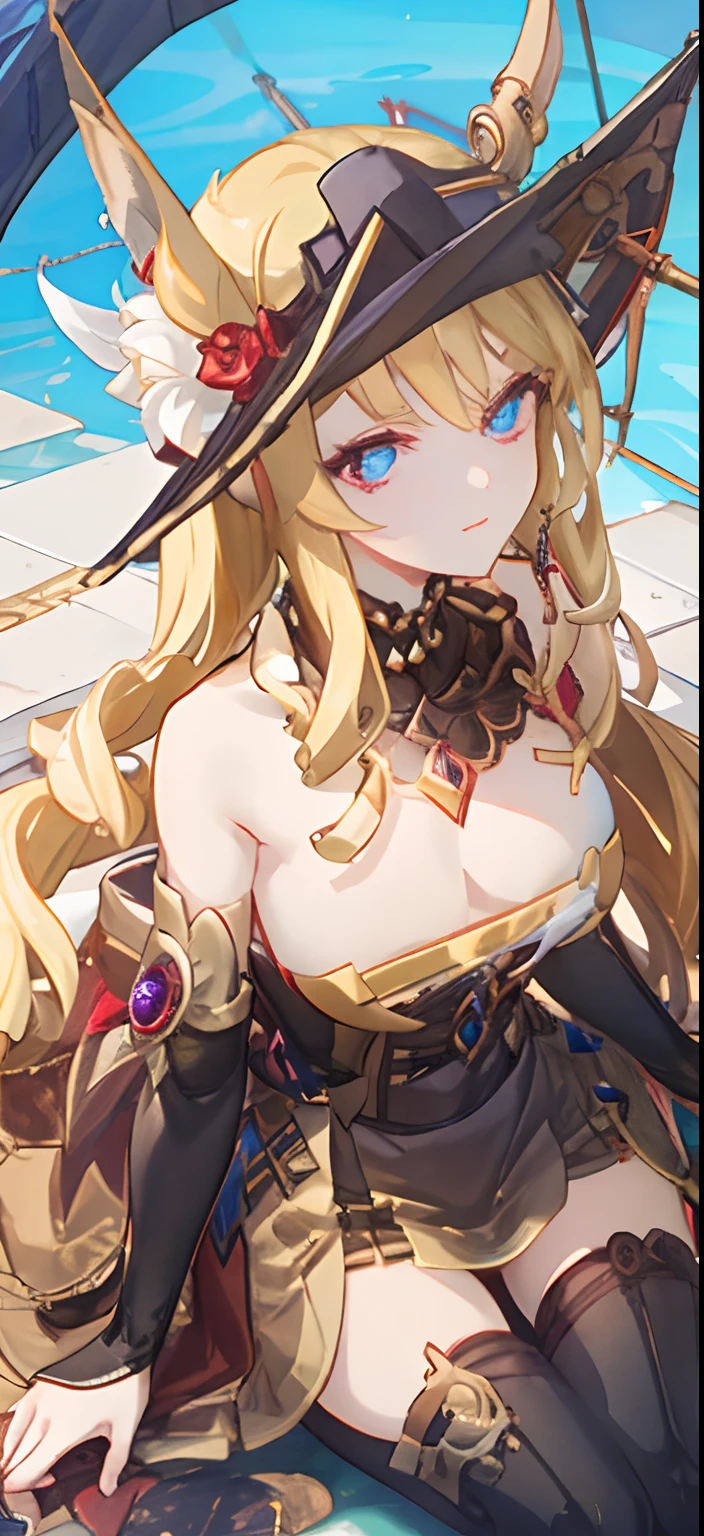 full bodyesbian, vampire lord, 1girll, Behind her，It's a breath of blood, Large breasts