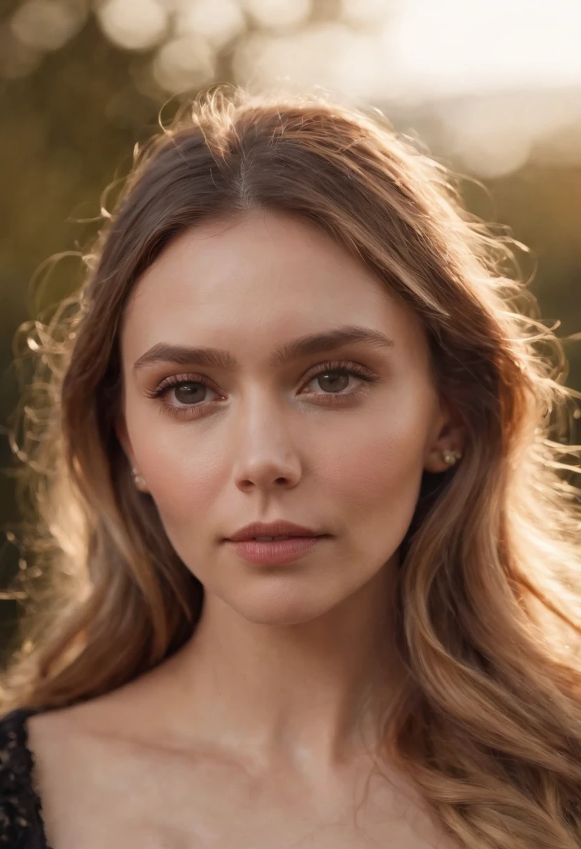 (estilo RAW, obra-prima, melhor qualidade, ultra-detalhado), 28 anos Elizabeth Olsen postando ao ar livre, peito grande, noite bonita, alegre e feliz, clear sky, analogue style, (textura da pele, grain of film), cinematiclight, side-lighting, ultra high-resolution, porno, porn, buceta, mostrando a vagina, pussy, xxx