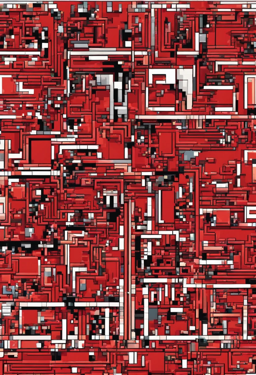 Red spar solid black background