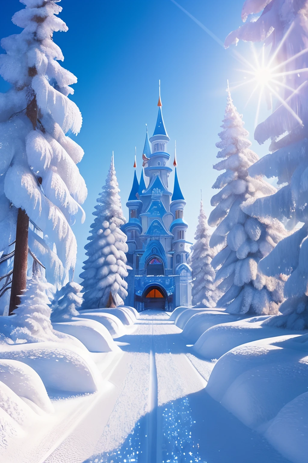 masterpiece,
best quality, ultra-detailed, photorealistic),
Rime Ice, Hoar Frost, Frozen amusement park, no people, no human,
an extremely delicate, depth of field, professional lighting,
photon mapping, radiosity, physically-based rendering, --auto