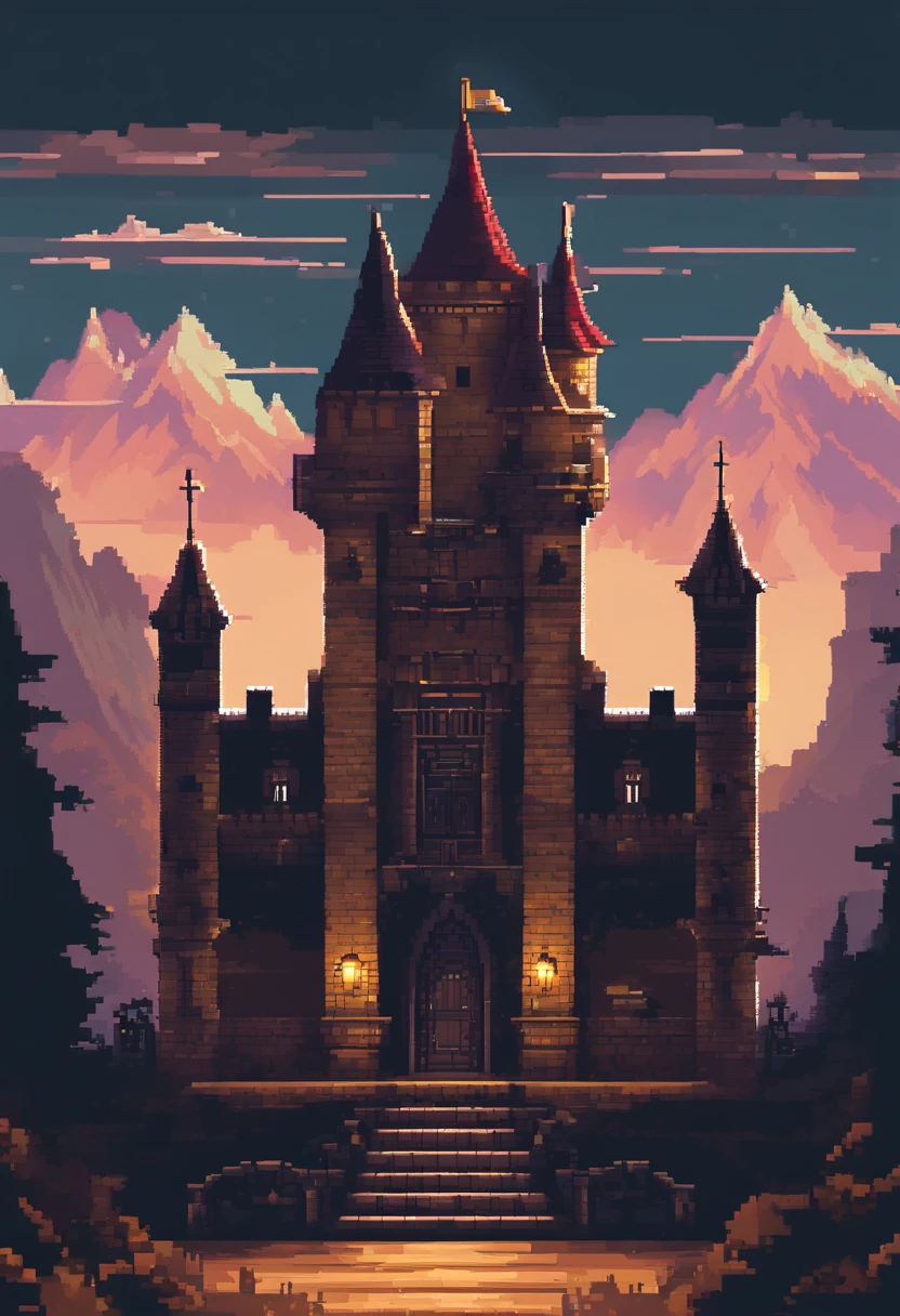 best quality,4k,highres,masterpiece:1.2,ultra-detailed,realistic:1.37,illustration,dark atmosphere,medieval style,subtle lighting,castle interior details,stone walls,sinister shadows,mysterious artifacts,ominous presence,eerie feeling,game interface,dramatic lighting,detailed characters,photo-realistic,textures,rich dark color palette