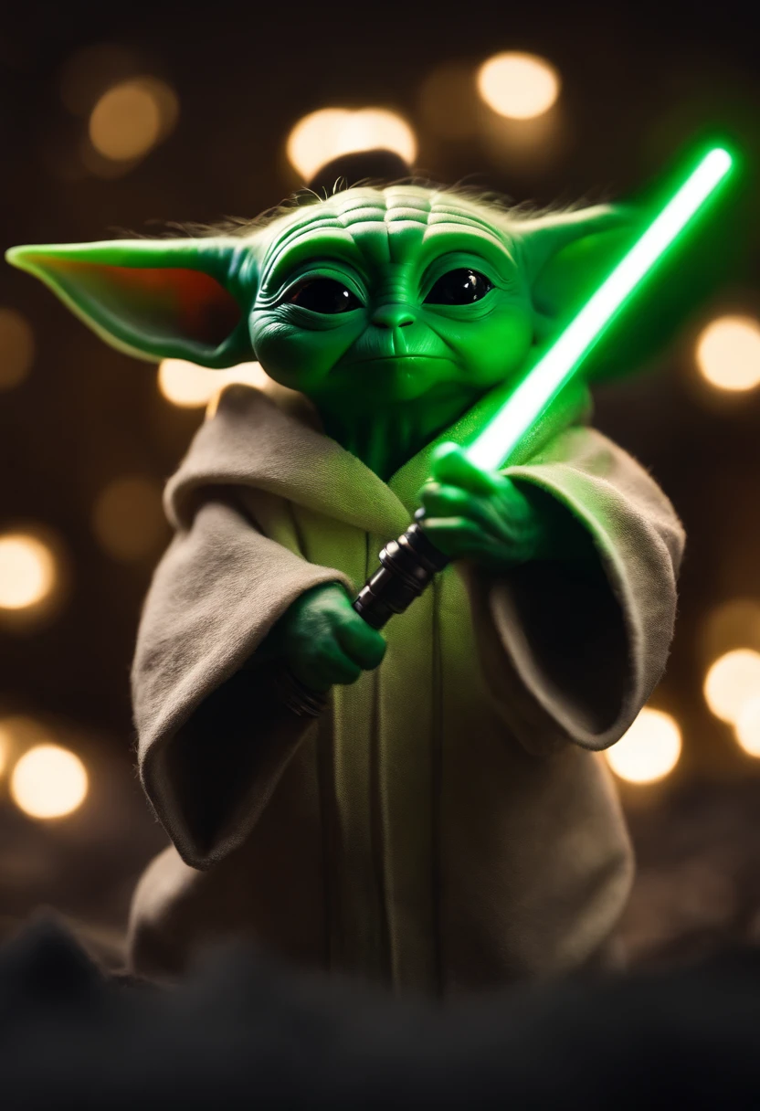 Yoda, realistic, <lora:Yoda:0.6>,s InTheTrunkSitting, solo, looking at viewer, trunk, <lora:InTheTrunkSitting:0.65>, best quality
