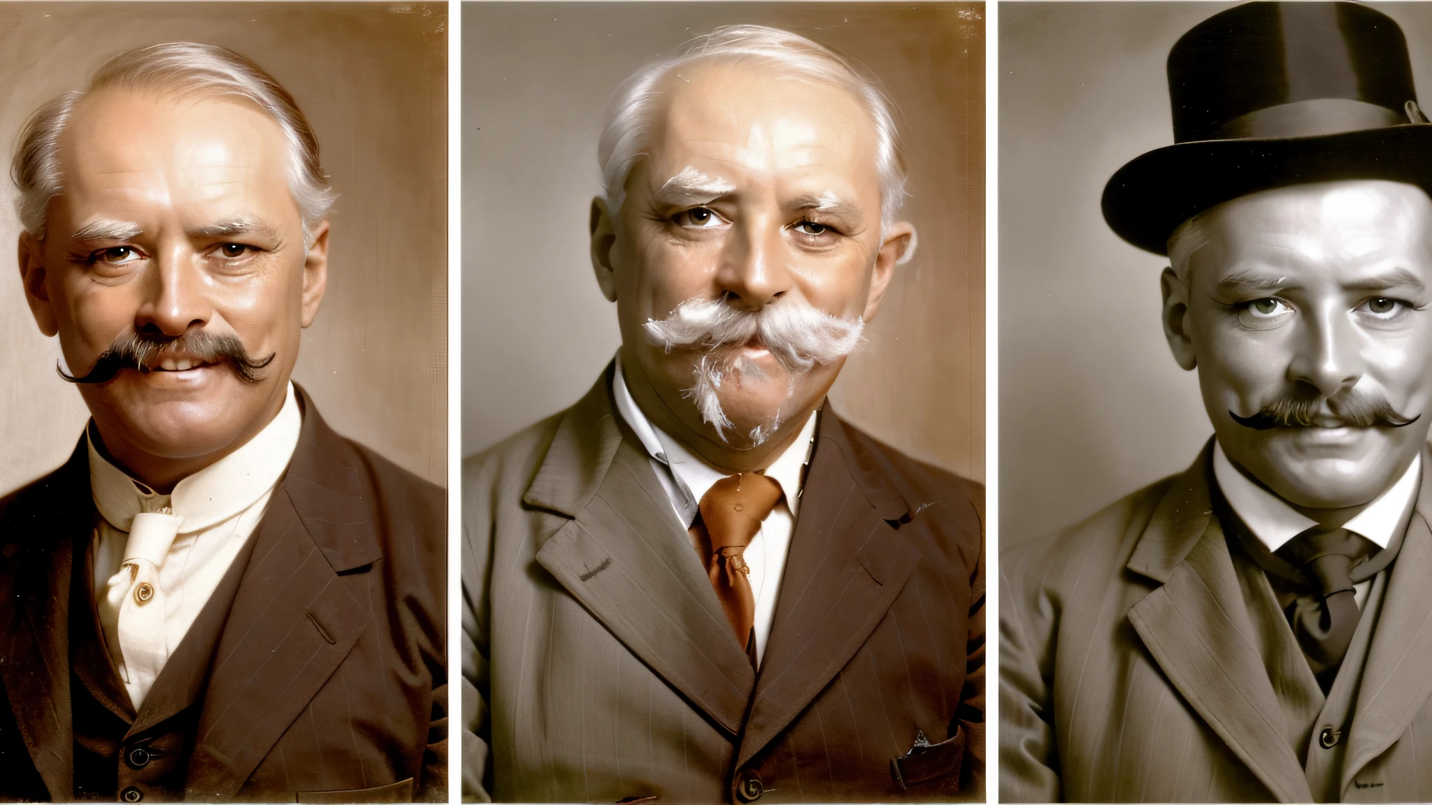 painting of a man with a mustache and a suit jacket, inspired by Arnold Franz Brasz, rudolf weisse, inspired by John Nelson Battenberg, miner kilbourne kellogg, charles theodore frere, inspired by Albert Bertelsen, theodore ralli, colour portrait photograph, inspired by Joseph von Führich, inspired by George Barret, Sr.