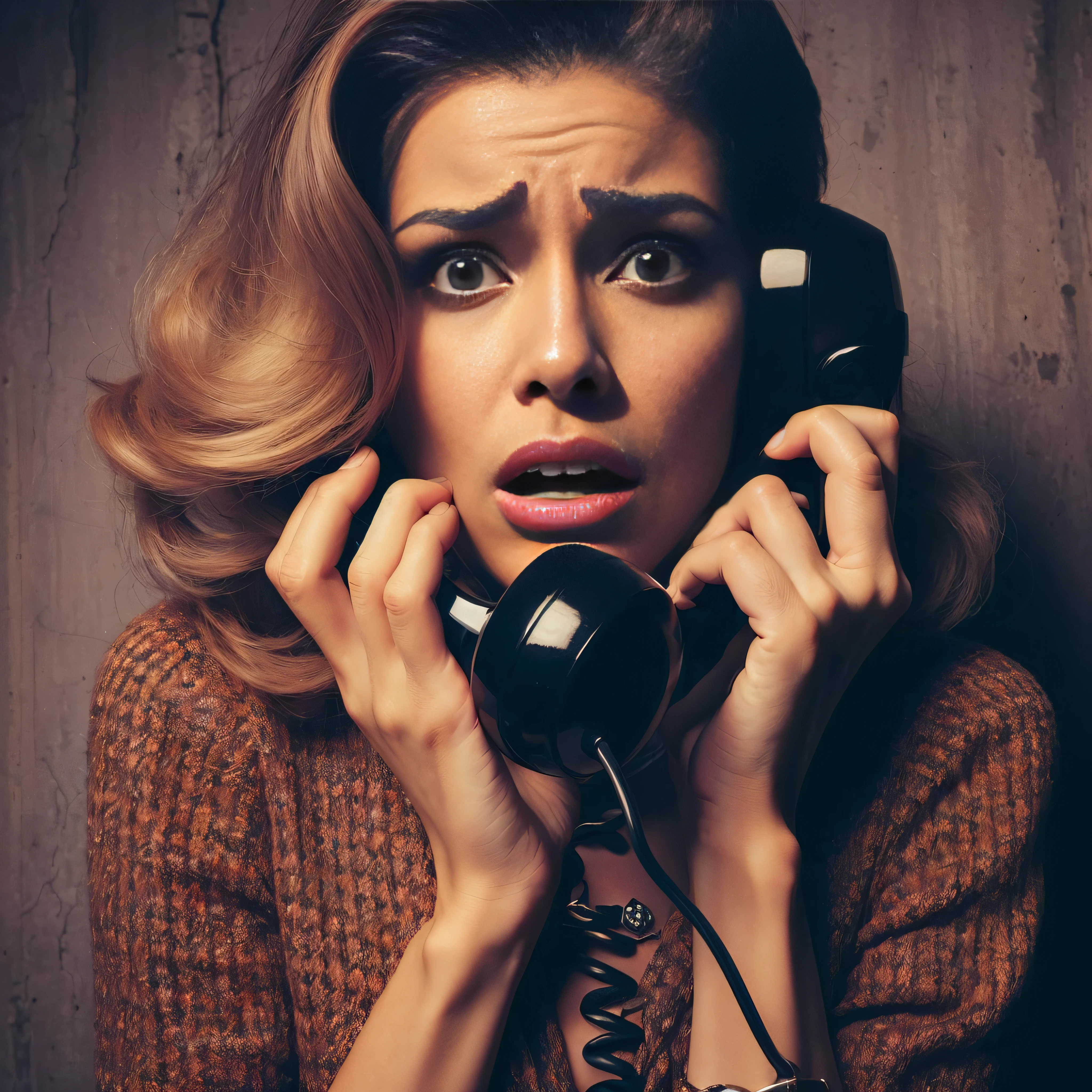 holding the phone