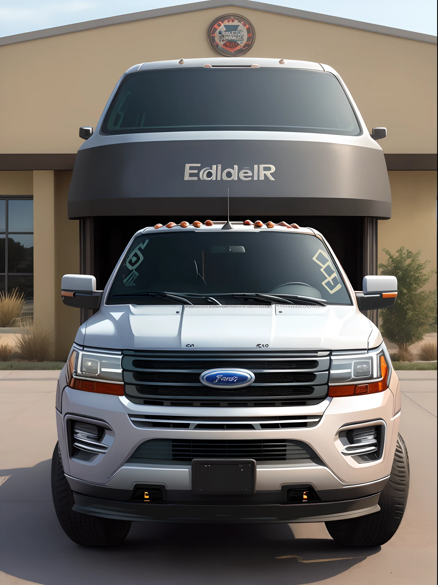 Fully loaded 2024 Ford Expedition, in the style of the Eddie Bauer editions from the late 1990s