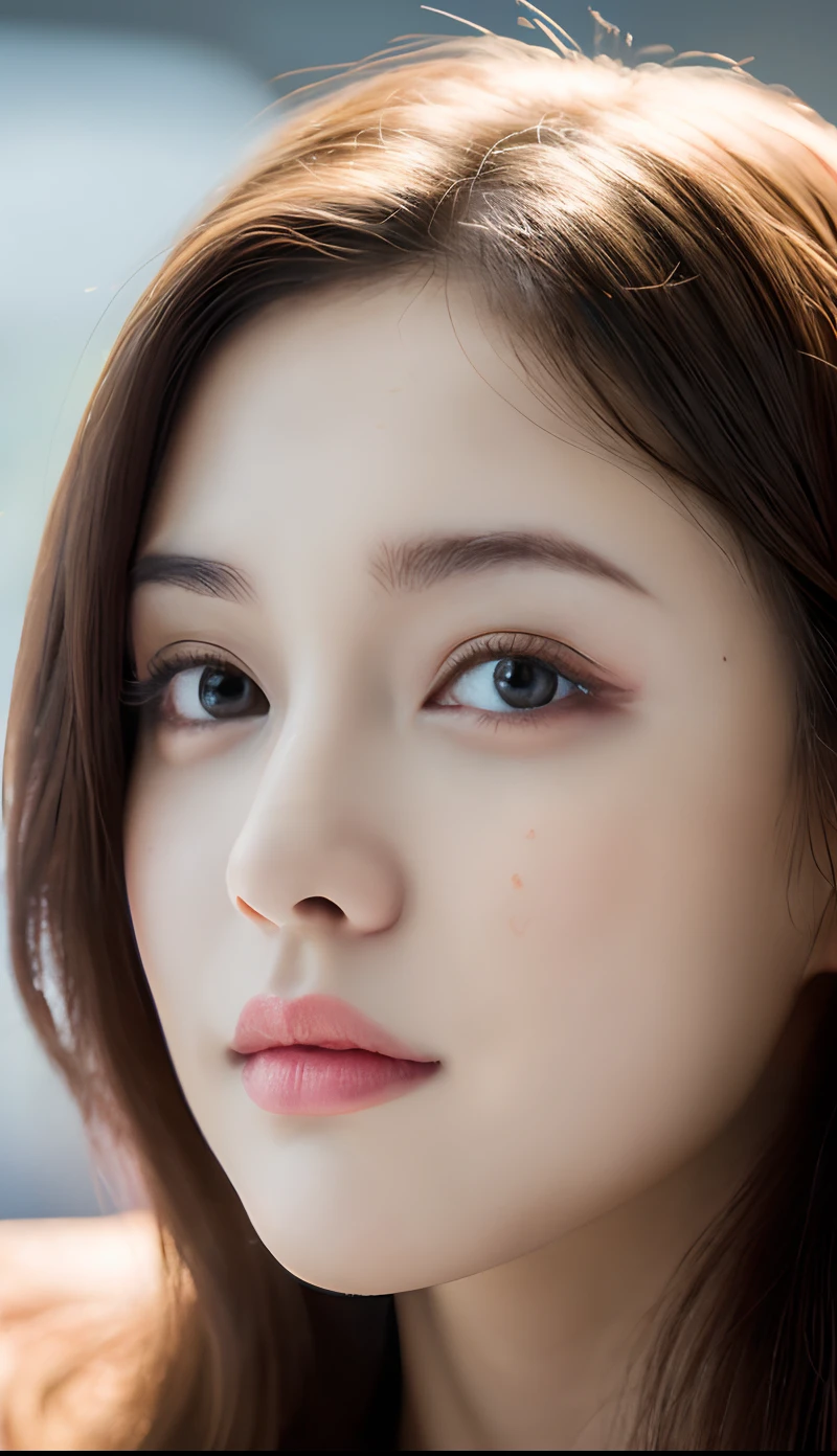 1girl, (erosface, (masterpiece),), pretty young face (Russian) (Asian), puff, adept art, very realistic ( 8k HD graphic, (soft and chill light), best quality detailed face:1.5, masterpiece:1.3, ultra highres:1.2 dynamic lighting, artstation, winner photography, volumemetricslighting), (blur background)