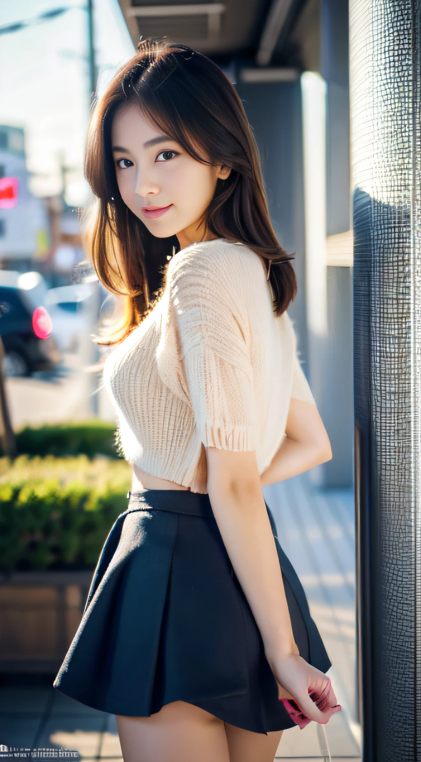 (((32K,very high res, high detailing, highly accurate,Maiden 1：1.5))),Raw photo & realistic atmosphere,beautiful dark blue eyes,Detailed mouth,Glossy lips,Detailed eyebrows,Soft white skin that shines with every detail,,Eyes drawn in detail、Very beautiful eyes with azure eyes,Detailed lips、Very beautiful face,Very well-formed face、Lifelike face,shiny beautiful lips,Beautiful eyebrows,Infinite reality,Best design,（Insanely cute Japan 16-year-old high school girl,,Beautifully shaped breasts,Very cute beautiful girl,Little Girl,Healthy body,Outstanding style：1.5）,Best Natural Makeup,Japanese ido,Korean Idols,Young sensual idol,Moist eyes,Dark Beautiful Deep Eyes,Beautiful butt,beauty legs,,camel's foot,：1.3),超A high resolution、,Natural and realistic face,Back lighting,Pure eyes are too cute,(((photorealisim,Photograph the whole body))),,Reality Live Action,（Fashionable earrings,,a necklace,A bracelet,gyuru,Glossy nail art,American Street Winter Fashion,outer,Unique skirt,Leather shoes,Calm and fashionable girl,light brown hair,short-hair,独奏,Lori,little smiling,full body Esbian,Show full-body fashion,Sit up,Show Your Leather Shoes, Only beauty young cute 15 year old girl,15-year-old girl with beauty and charisma,Teenage fashion magazine shoot,K-pop lover,Fashion that seems to be in Koreatown,Revealing clothing：1.7）,Shin-Okubo's Koreatown