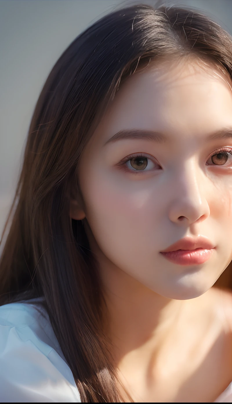 1girl, (erosface, (masterpiece),), pretty young face (Russian) (Asian), puff, adept art, very realistic ( 8k HD graphic, (soft and chill light), best quality detailed face:1.5, masterpiece:1.3, ultra highres:1.2 dynamic lighting, artstation, winner photography, volumemetricslighting), (blur background)