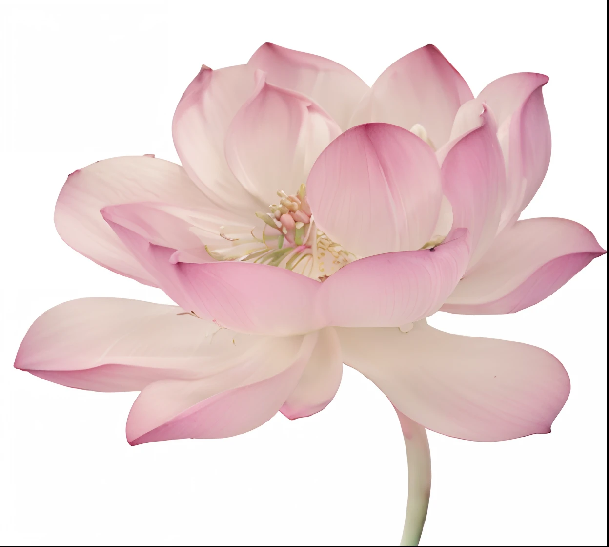 There is a pink flower on the stem, lotus petals, Pink Lotus Queen, Lotus, lotuses, lotus flower, lotuses, with lotus flowers, flower, author:Liao Zhichun, Magnolia, author:Central Plains South Tianfang, pink flower, author:Tan Yang Kano, sitting on a lotus flower