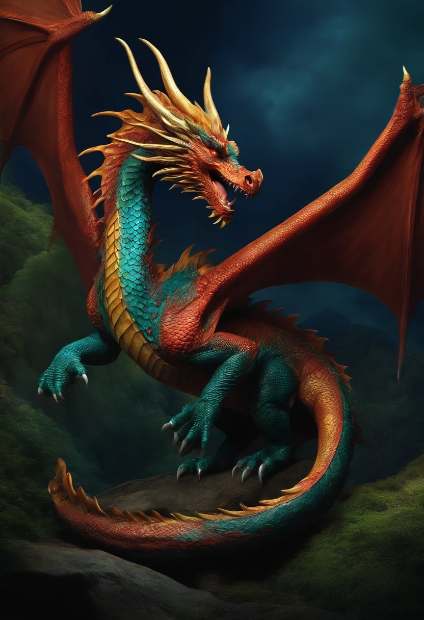 Dragon shaped,Hideous,Handsome