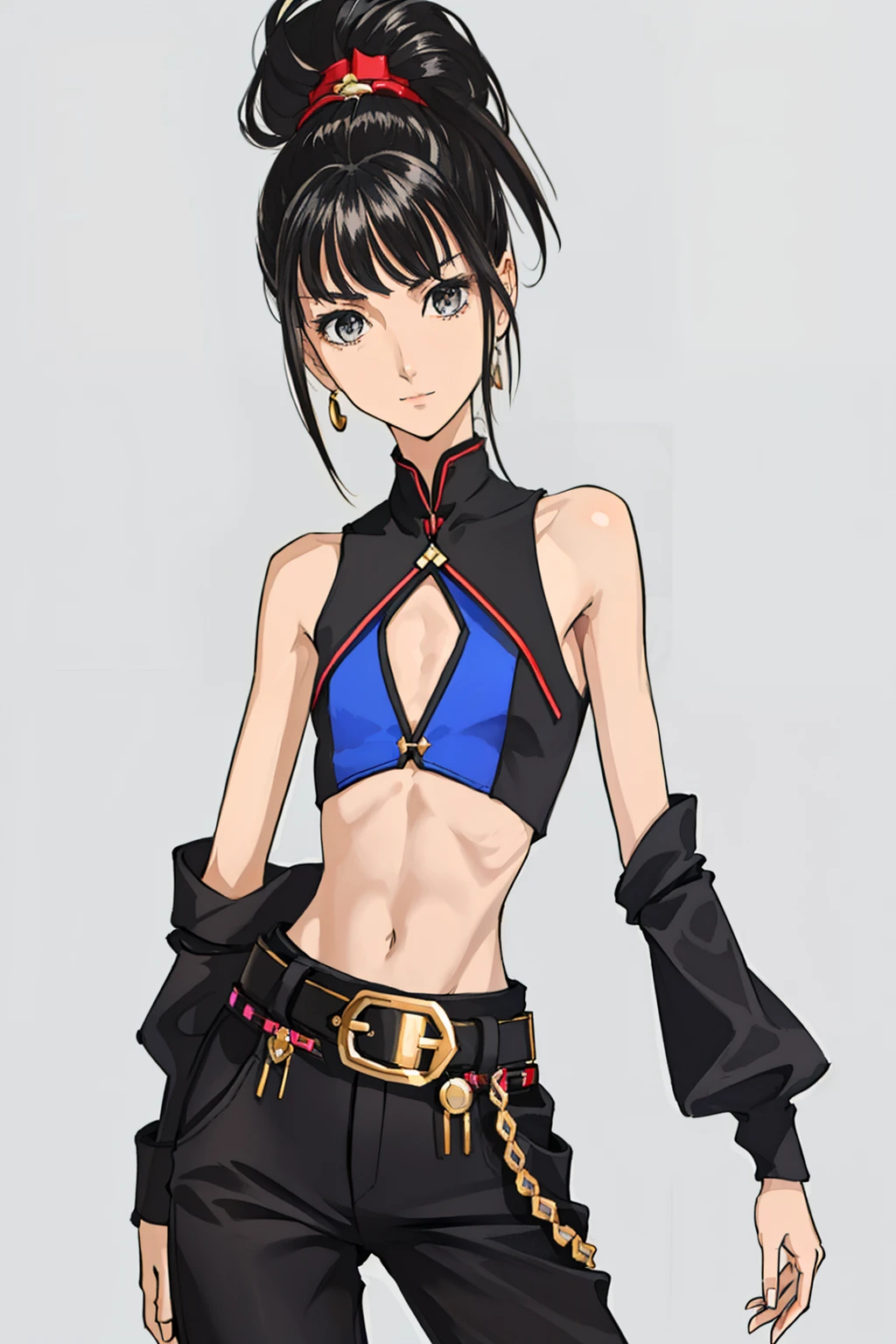 Very very so skinny young woman, full body, very beautiful skinny Charli D'amelio, ((Charli D'amelio)), ((so very skinny girl: 1.3)), ((anorexic beautiful woman model: 1.3)), skinny girl of 20 years old, black long hair, black hair, Straight Hair, ((beautiful very skinny girl)), naked, ((very fine and very small waist)), ((very very small waist: 1.8)), ((so very tiny waist: 1.8)), ((ribs visible: 1.2)), Very thin and delicate face, thin arms, thin legs, fine and beautiful face. ((Very very skinny and fine body)), small breats. ((Anorexic skinny girl: 2.0)), realistic, HD, color, 8k, high quality. ((Very anoréxic skinny body)). Very thin and delicate face, small nose, white background, (brown eyes), very beautiful skinny and malnourished girl, so very anoréxic beautiful girl. young woman with an ectomorphic body type, ((a thin belt extremely adjusting the tiny waist: 1.3)), ASU1, Realism, blue eyes, body side view.