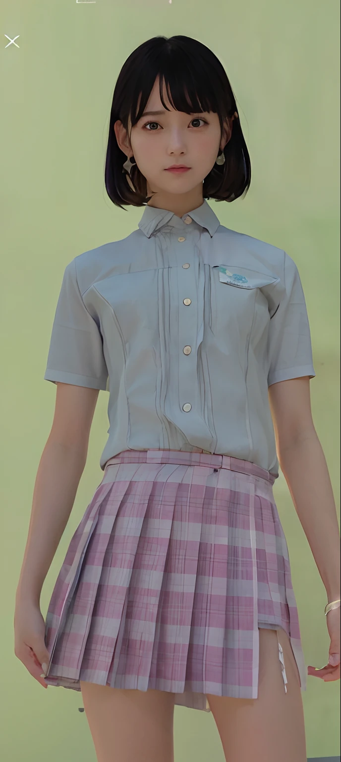 1 girl, short hair, school uniforms, undawn character, realistic, ultra detail, garenaa undawn