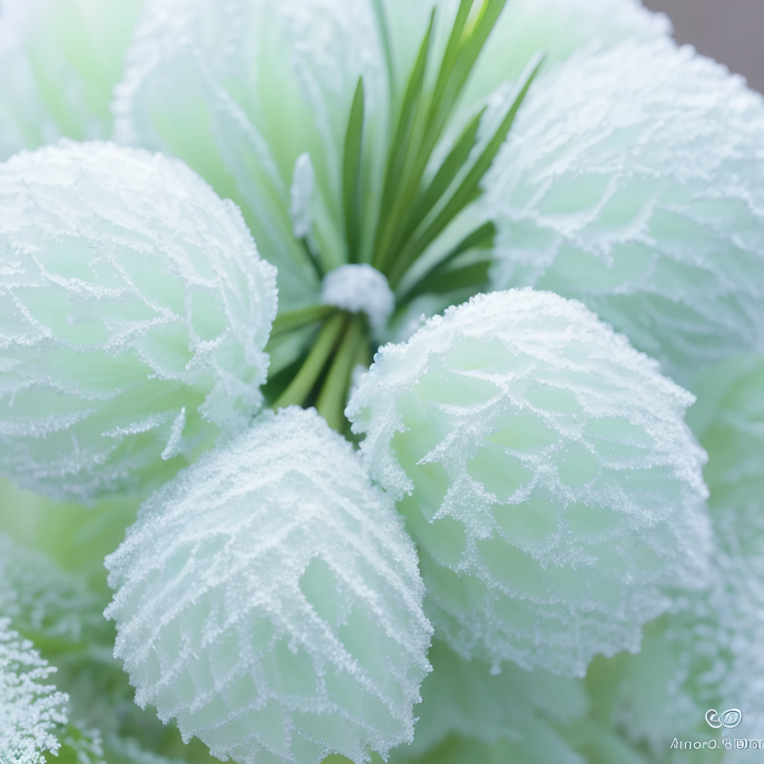rime ice and lime ice, masterpiece, best quality, super detail