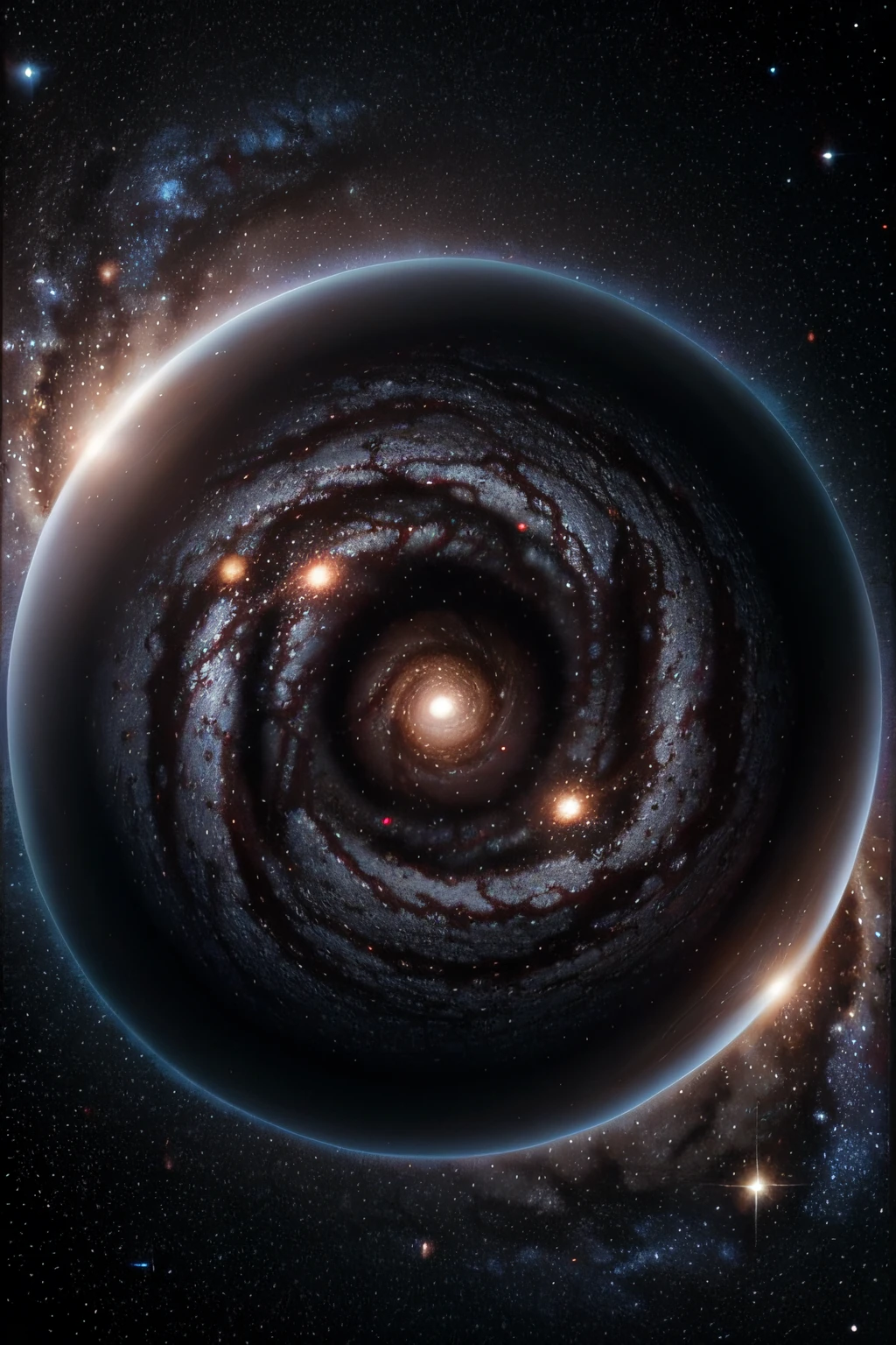 The visible matter in the universe, including all stars, planets, and galaxies, makes up less than 5% of the universe's total mass. The rest, approximately 27%, is composed of dark matter, which is a mysterious, invisible substance that exerts gravitational forces but does not emit, absorb, or reflect light.