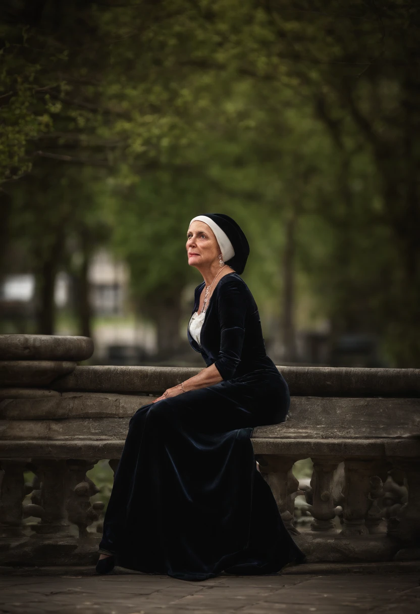 Royal sister mature woman full body photo