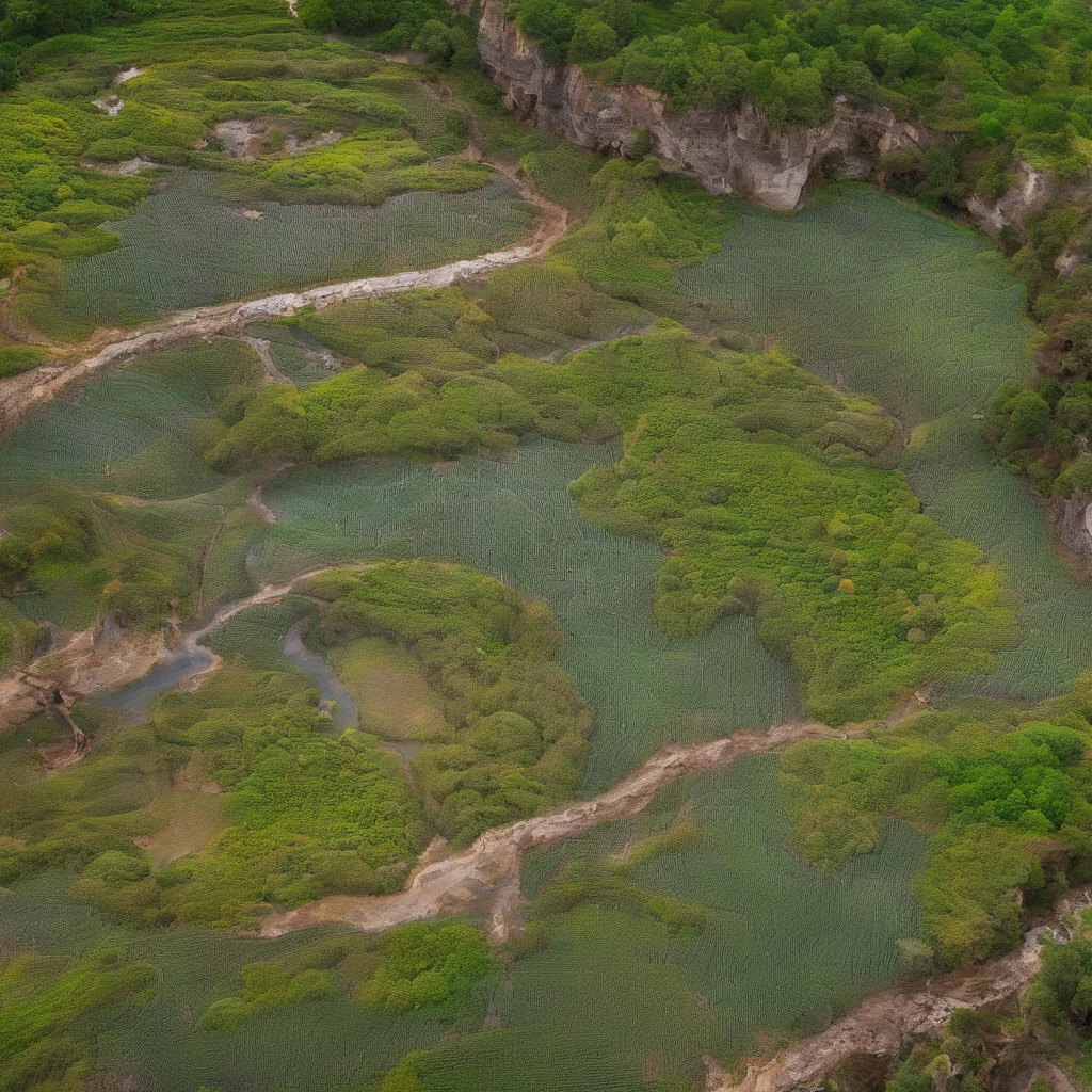 Wilted crops,Dry rivers